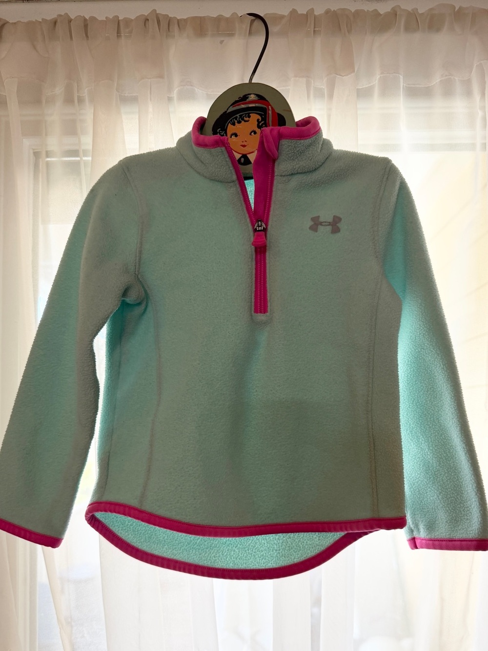 Under Armour Quarter Zip Fleece Girls Pullover